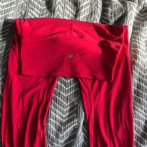 Lululemon align red size 6